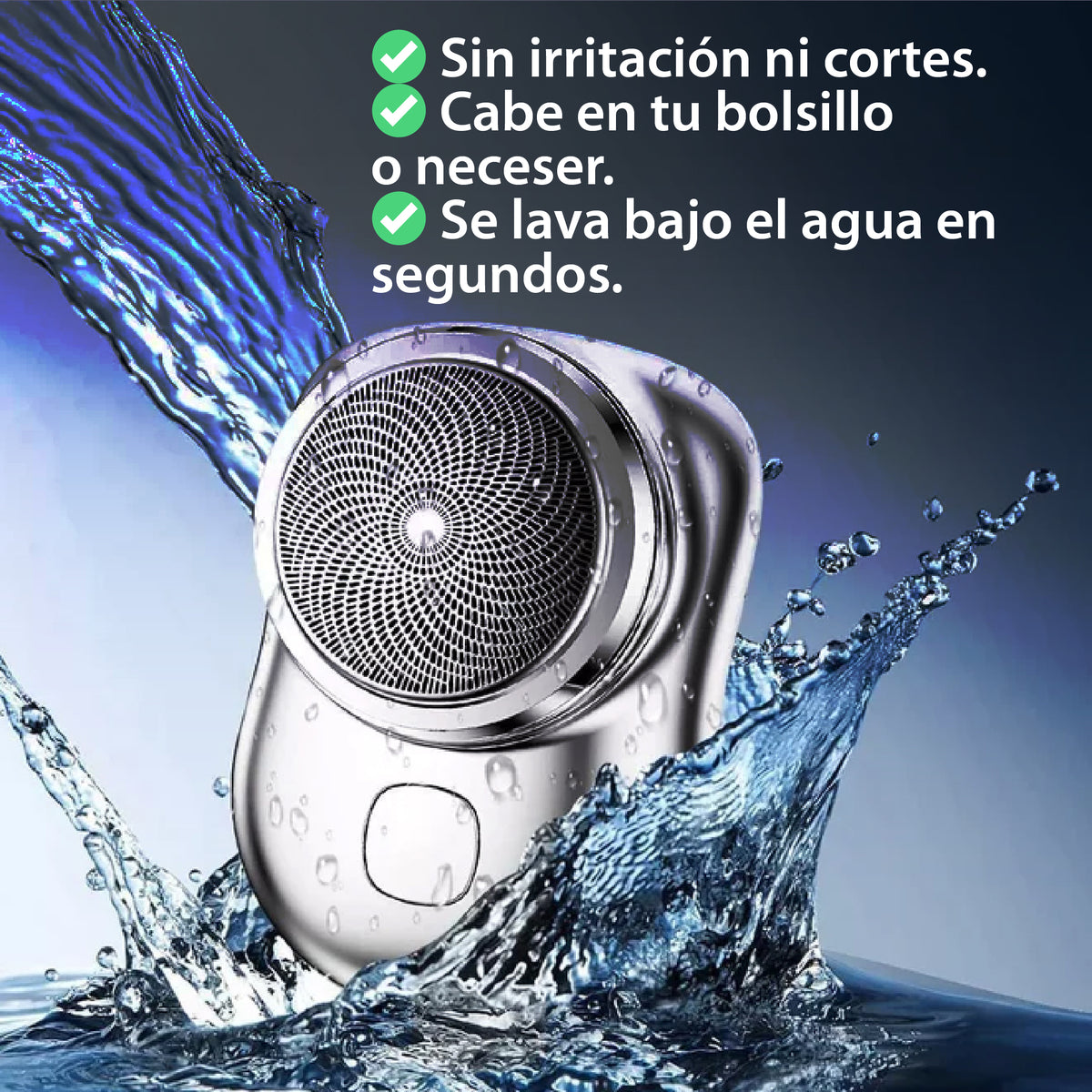 Mini Afeitadora Portátil – Afeitado rápido y sin irritación donde estés